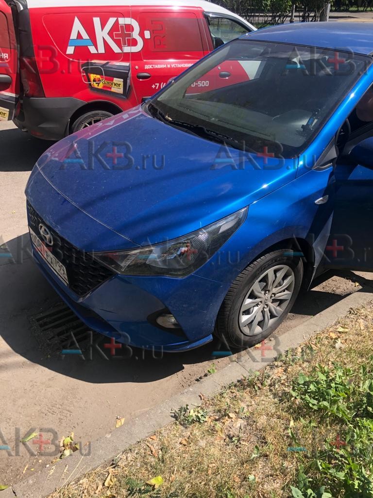 Замена аккумулятора на Hyundai Solaris II 2017 – 2020 1.6 (123 л.с.)