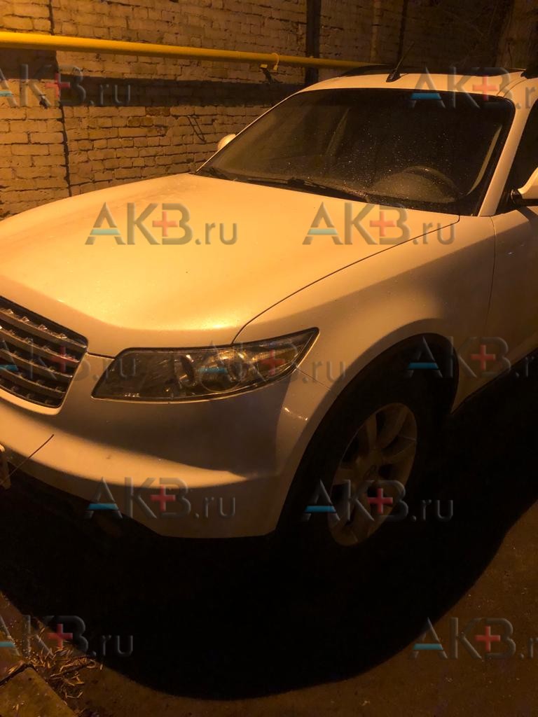 Замена аккумулятора на Infiniti FX I 2003 - 2006 FX35 3.5 (280 л.с.)