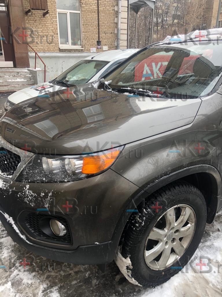 Замена аккумулятора на Kia Sorento II 2009 - 2012 2.4 (175 л.с.)