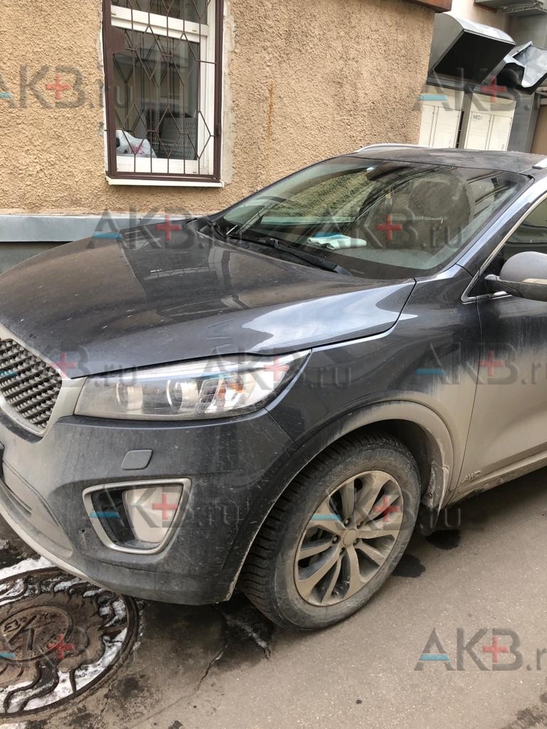 Замена аккумулятора на Kia Sorento III Prime 2014 - 2017 2.4 (188 л.с.)