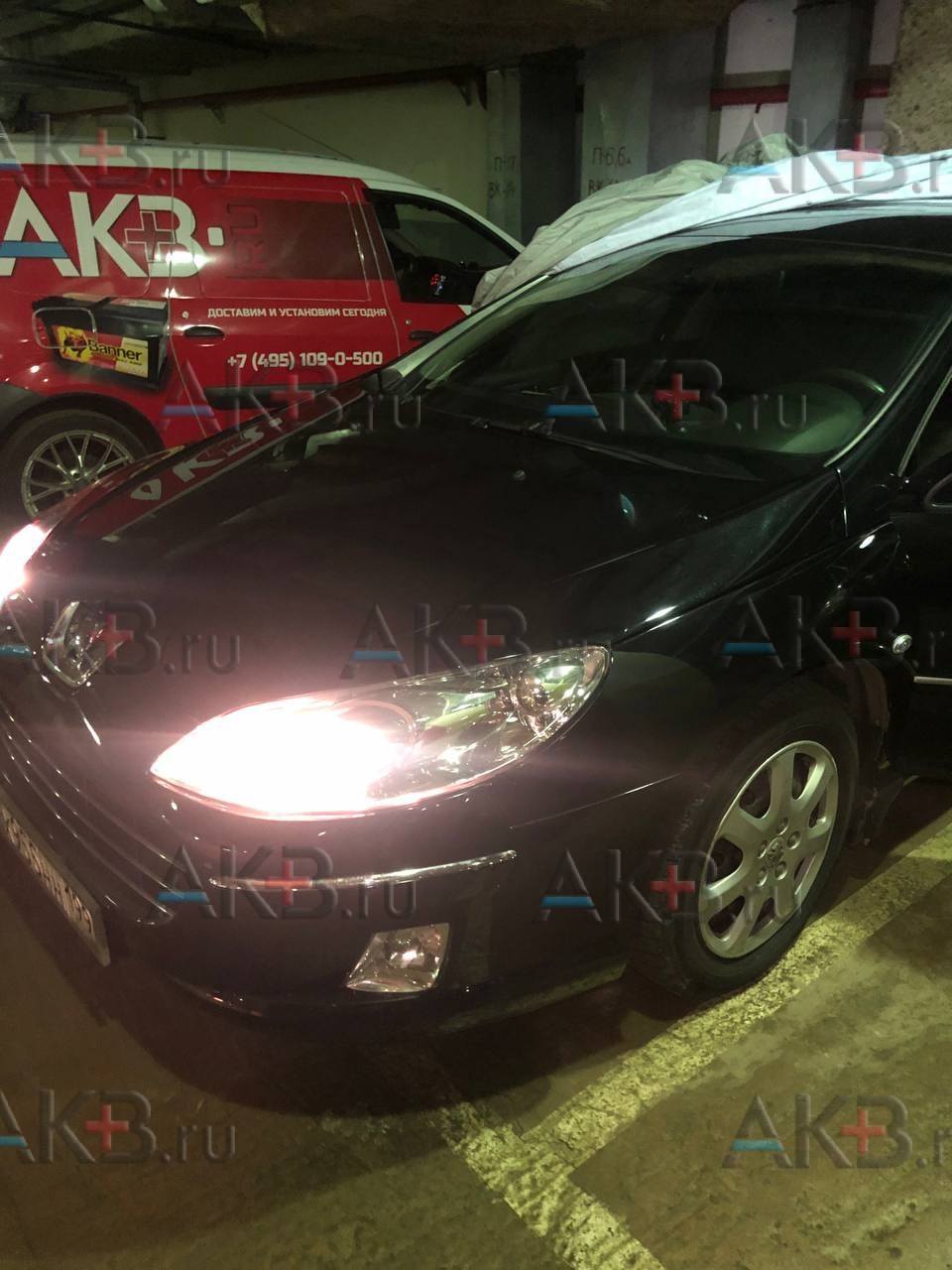 Замена аккумулятора на Peugeot 407 2004 – 2011 1.8 (125 л.с.)