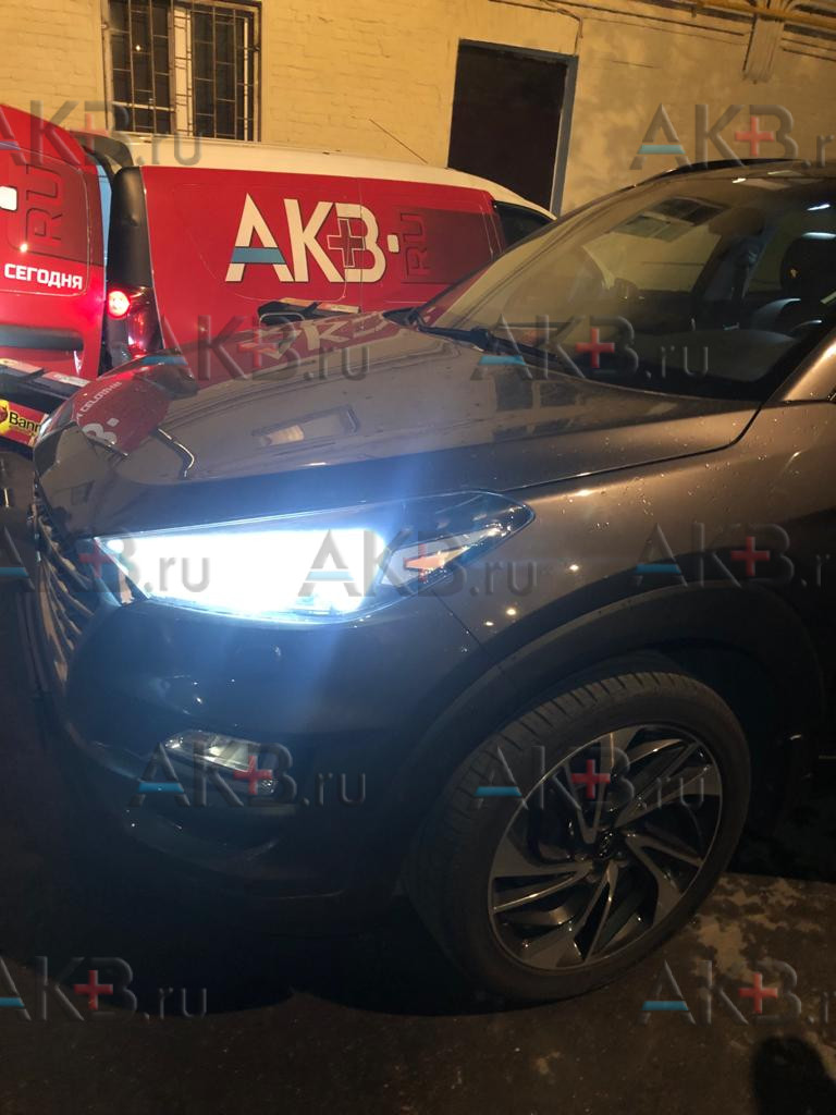 Замена аккумулятора на Hyundai Tucson III Рестайлинг 2018 - н.в. 2.0 (150 л.с.)