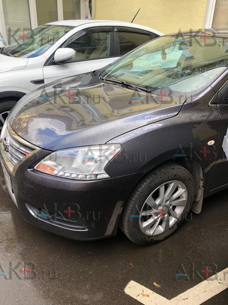Замена аккумулятора на Nissan Sentra VII (B17) 2012 - н.в. 1.6 (117 л.с.)