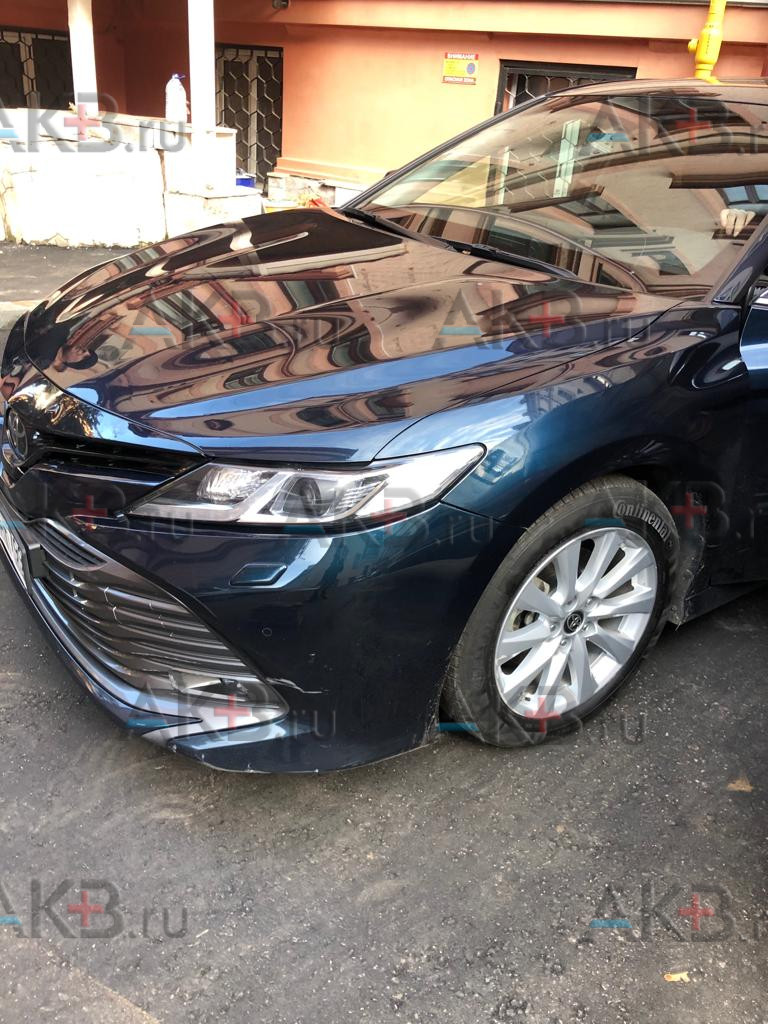 Замена аккумулятора на Toyota Camry VIII (XV70) 2017 – 2021 3.5 (249 л.с.)