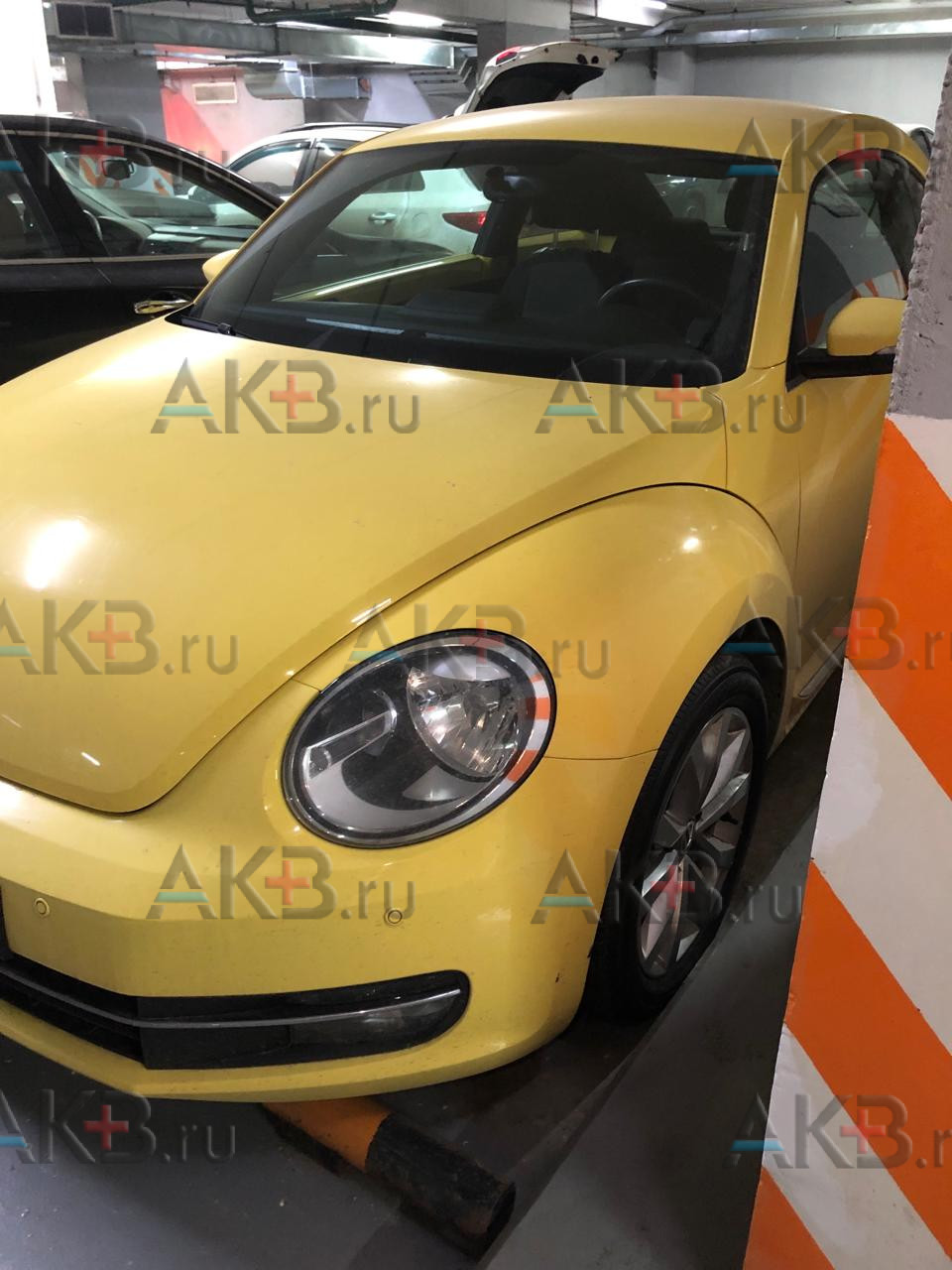 Замена аккумулятора на Volkswagen Beetle II (A5) 2011 - н.в. 1.2 (105 л.с.)