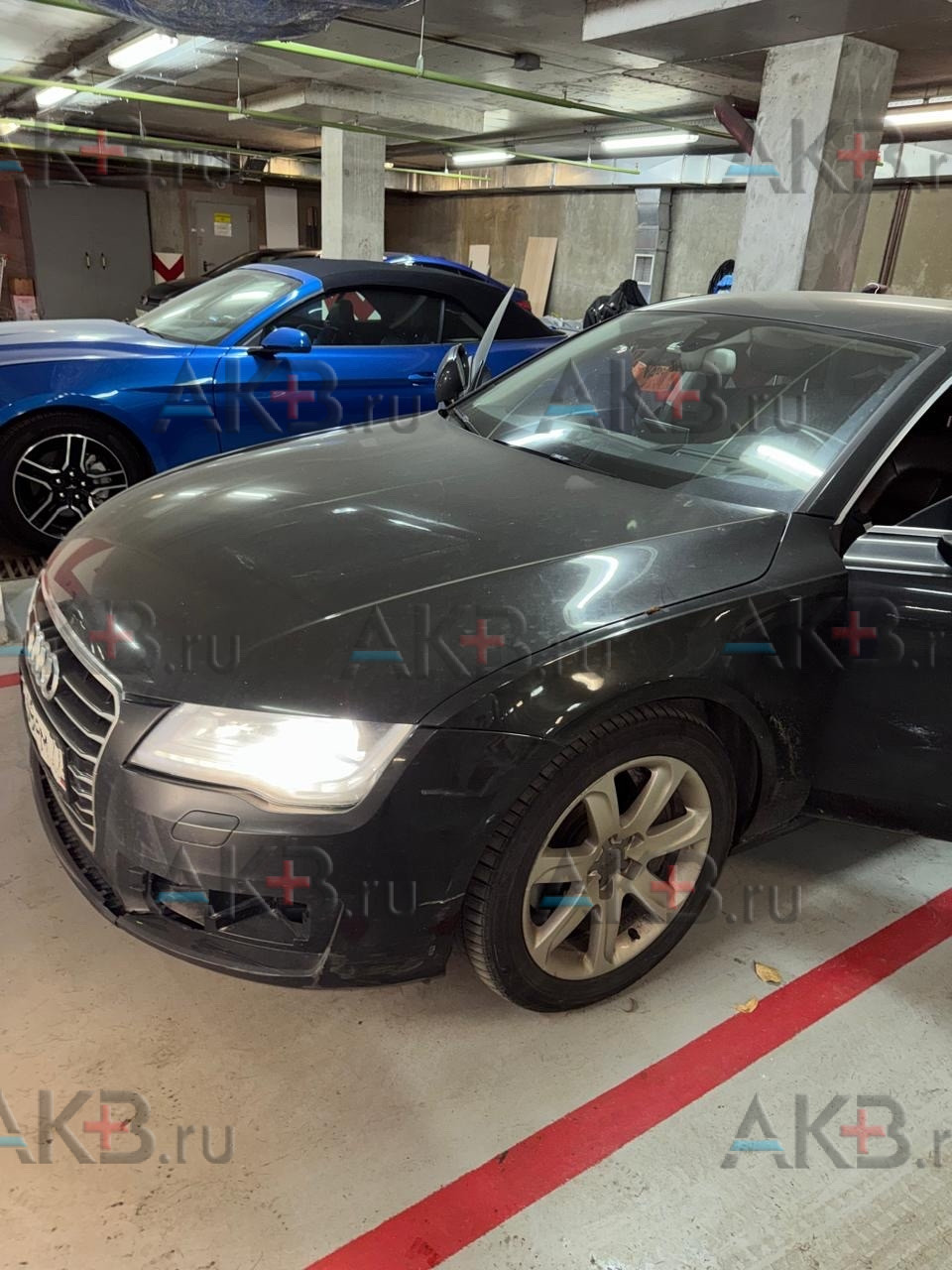 Замена аккумулятора на Audi A7 I 2010 - 2014 3.0 (300 л.с.)