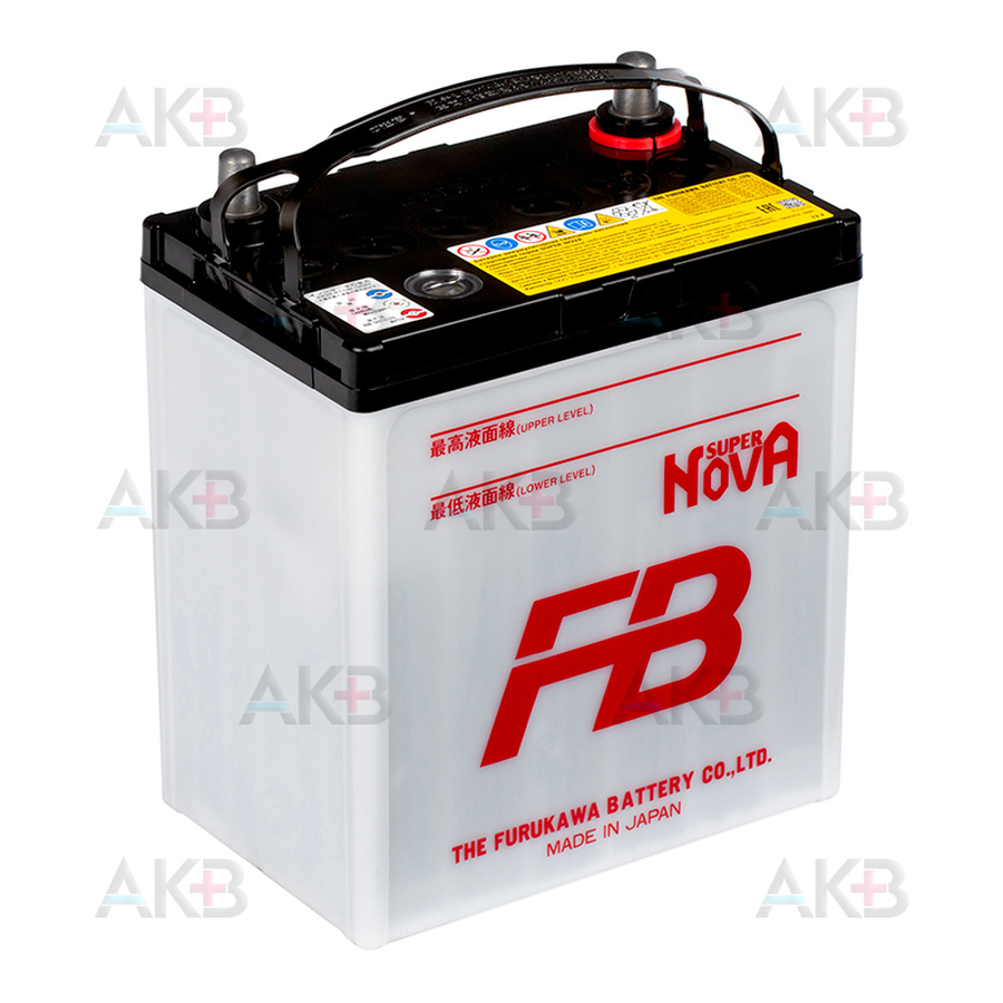 Автомобильный аккумулятор FB Super Nova 40B19R (38L 330A 187x127x227)