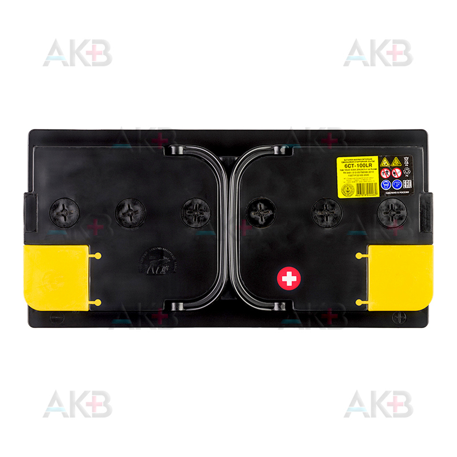 Автомобильный аккумулятор Tyumen Battery Standard 100 Ач обр. пол. 830A (353x175x190)