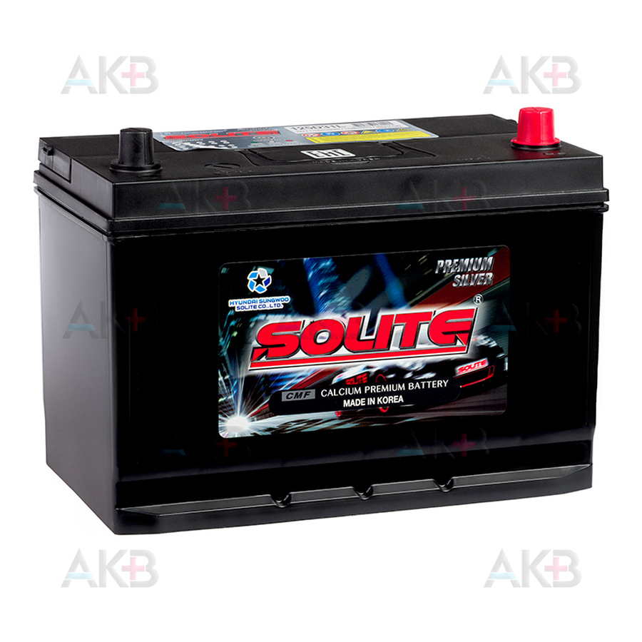 Автомобильный аккумулятор Solite Silver 125D31L с бортиком (110R 850А  301x175x220)