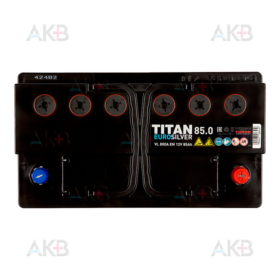 Автомобильный аккумулятор Titan Euro Silver 85R низкий 800A 315x175x175