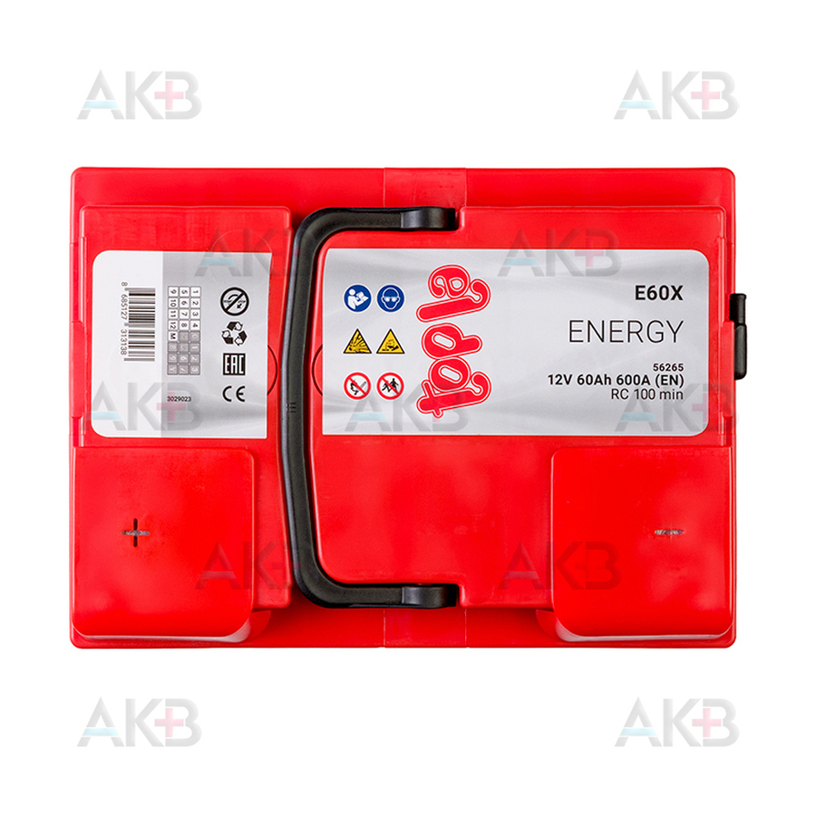 Автомобильный аккумулятор Topla Energy 60L (600A 242x175x190) 108160 56265