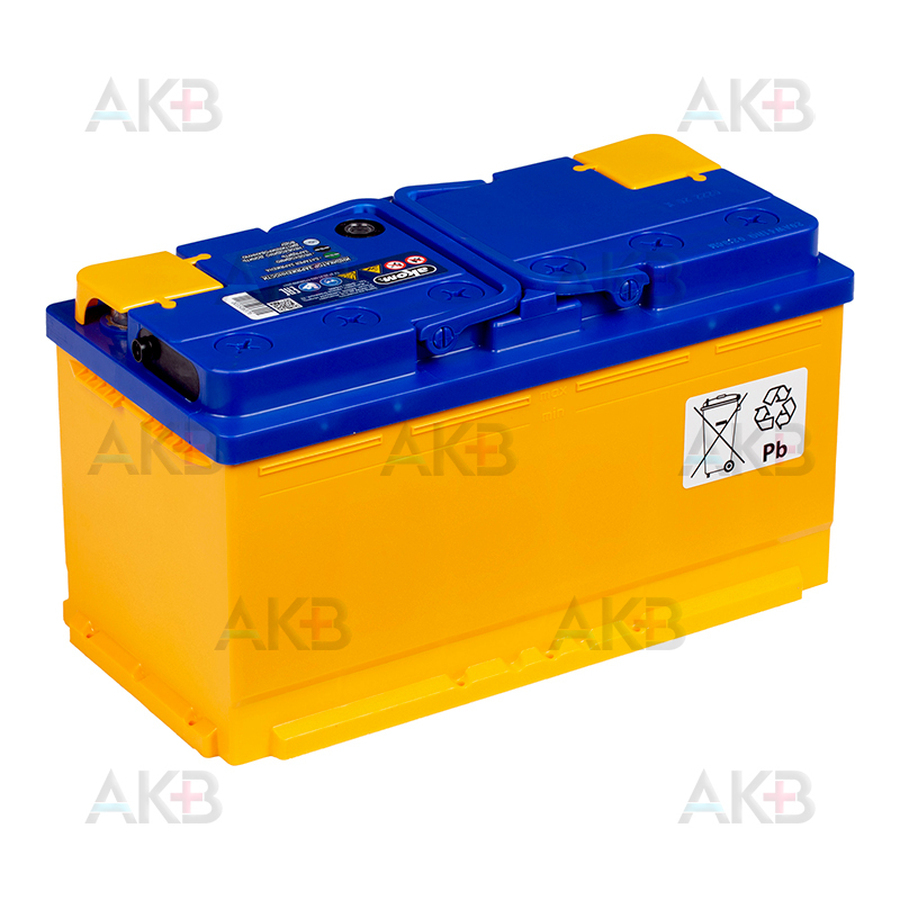 Автомобильный аккумулятор Аком 100Е 12V 100Ач 920A обр. пол. (352x175x190)