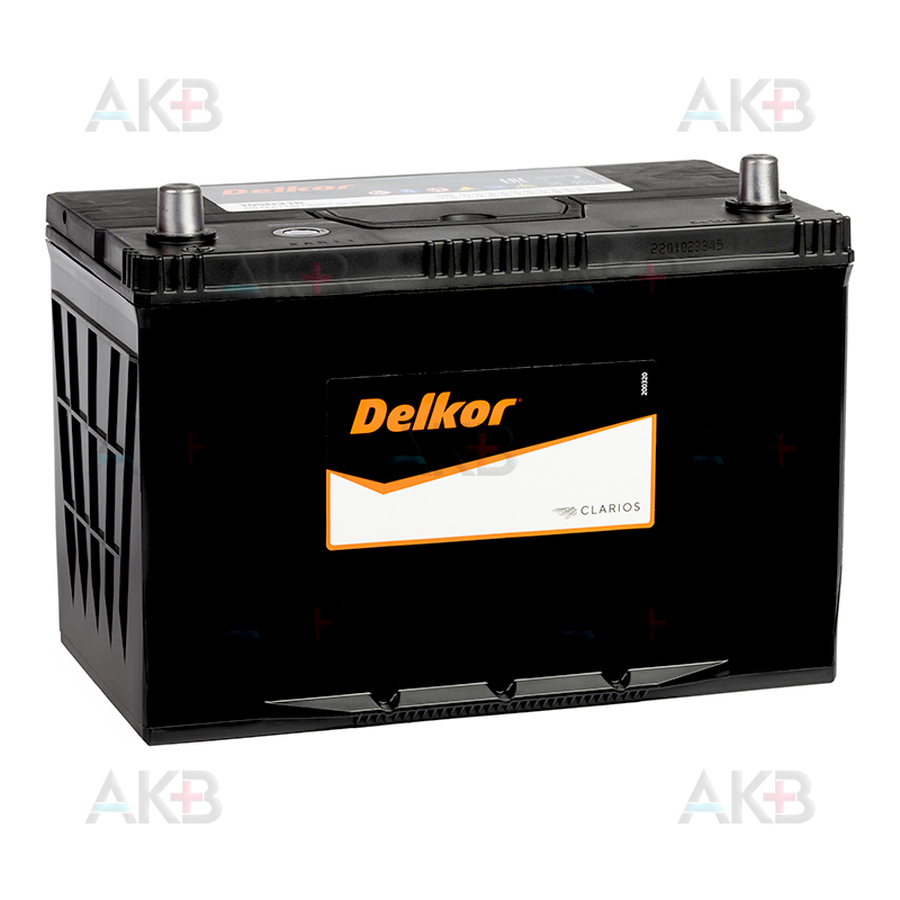 Автомобильный аккумулятор Delkor 105D31R (90L 750A 306x173x225)
