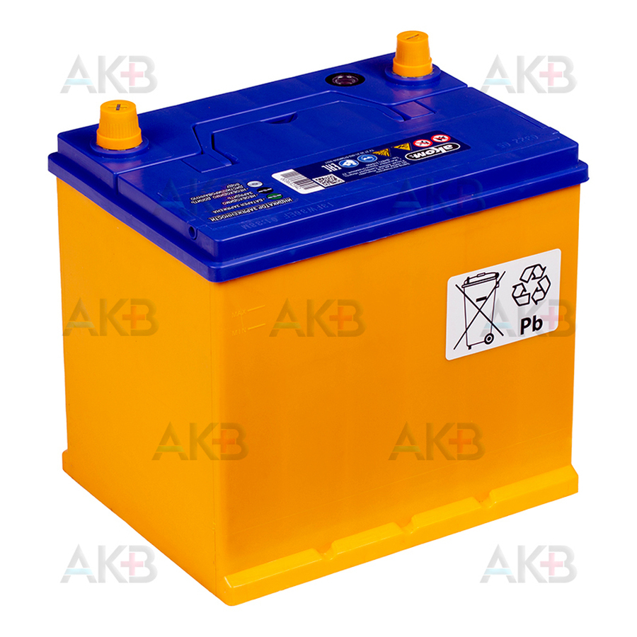 Автомобильный аккумулятор Аком Asia+EFB 65Е 12V 65Ач 700A обр. пол. (232x173x225)
