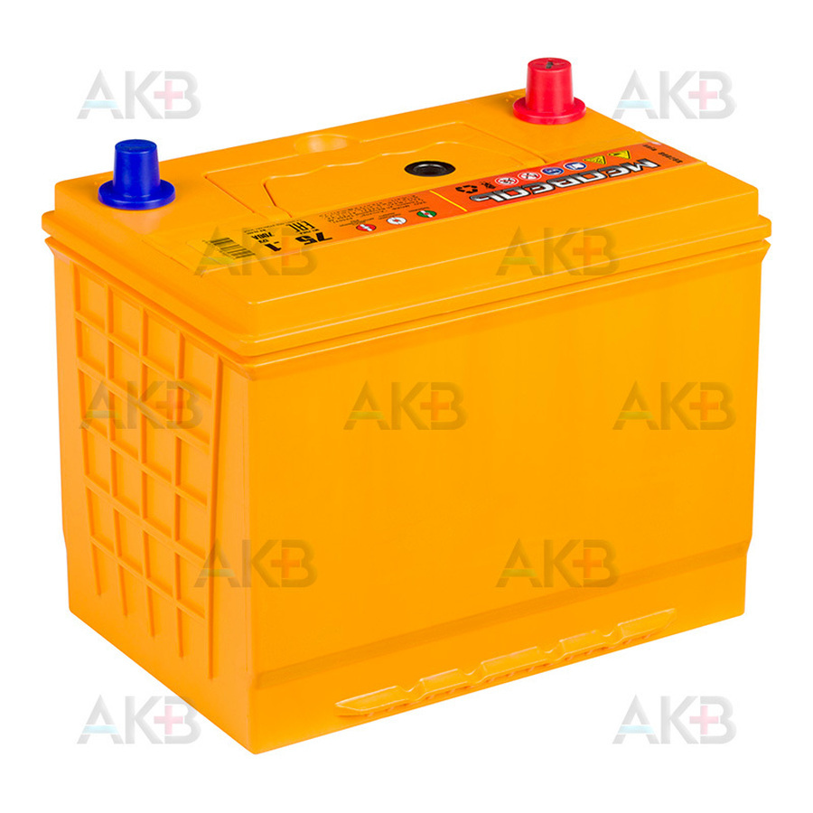 Автомобильный аккумулятор Медведь 90D26R 75 Ач 700A п.п. (260x173x225) ca/ca Silver Asia