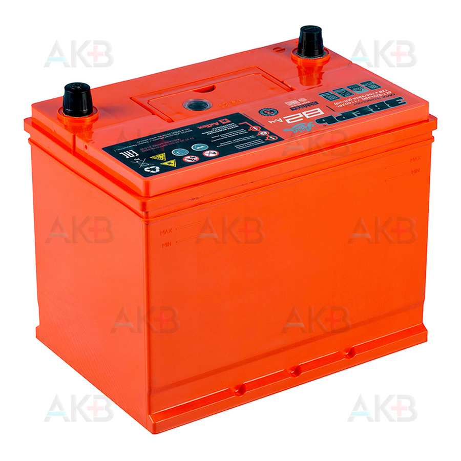Автомобильный аккумулятор Зверь Asia 110D26L 82Ач 750A обр. (260х175х225) ЗВА 82-З-R