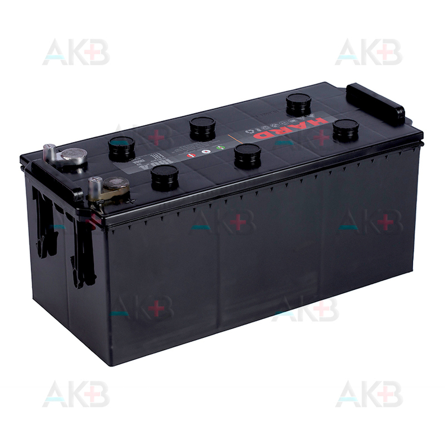Автомобильный аккумулятор HARD 190 Ач 1350A п.п. конус (518х228х238) calcium plus