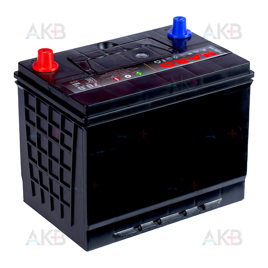 Автомобильный аккумулятор HARD Asia 85D26L 70 Ач 650A о.п. (260x173x225) ca/ca Silver