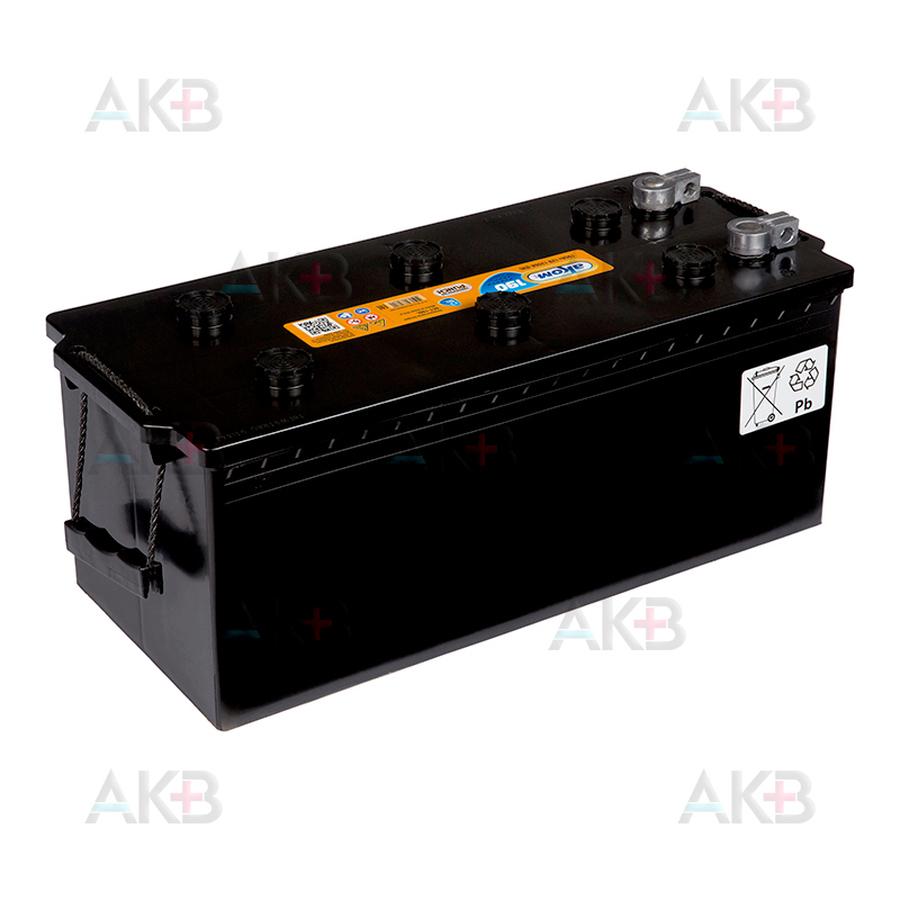 Автомобильный аккумулятор Аком 190E  12V 190Ач обр. пол. 1200А (513x215x223)