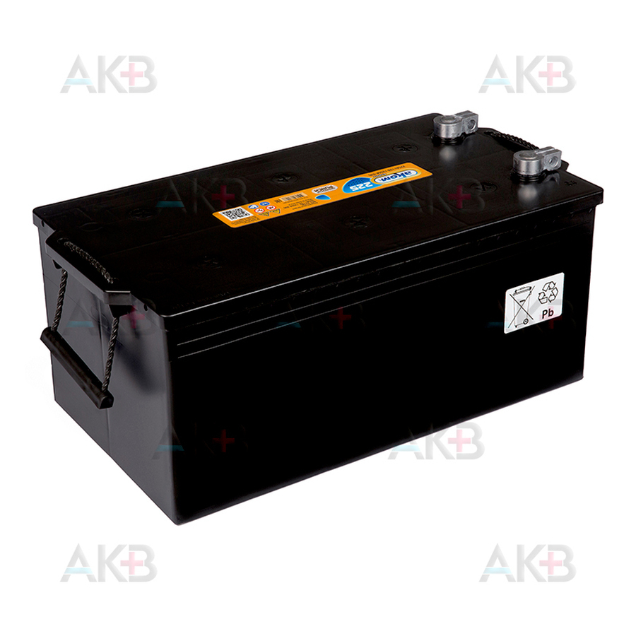 Автомобильный аккумулятор Аком 225E  12V 225Ач обр. пол. 1350А (513x274x242)