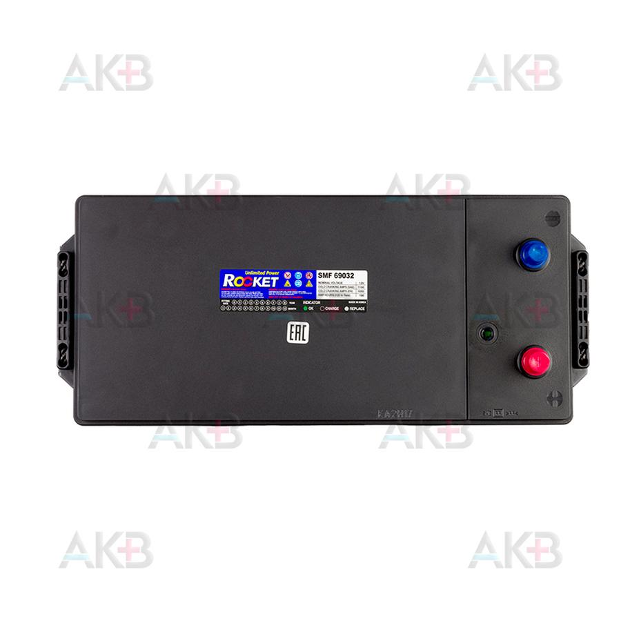 Автомобильный аккумулятор Rocket SMF 69032 190Ah 1150A (513x222x220) обр. пол.