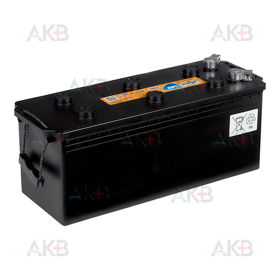 Автомобильный аккумулятор Аком 140E  12V 140Ач обр. пол. 950А (513x189x215)