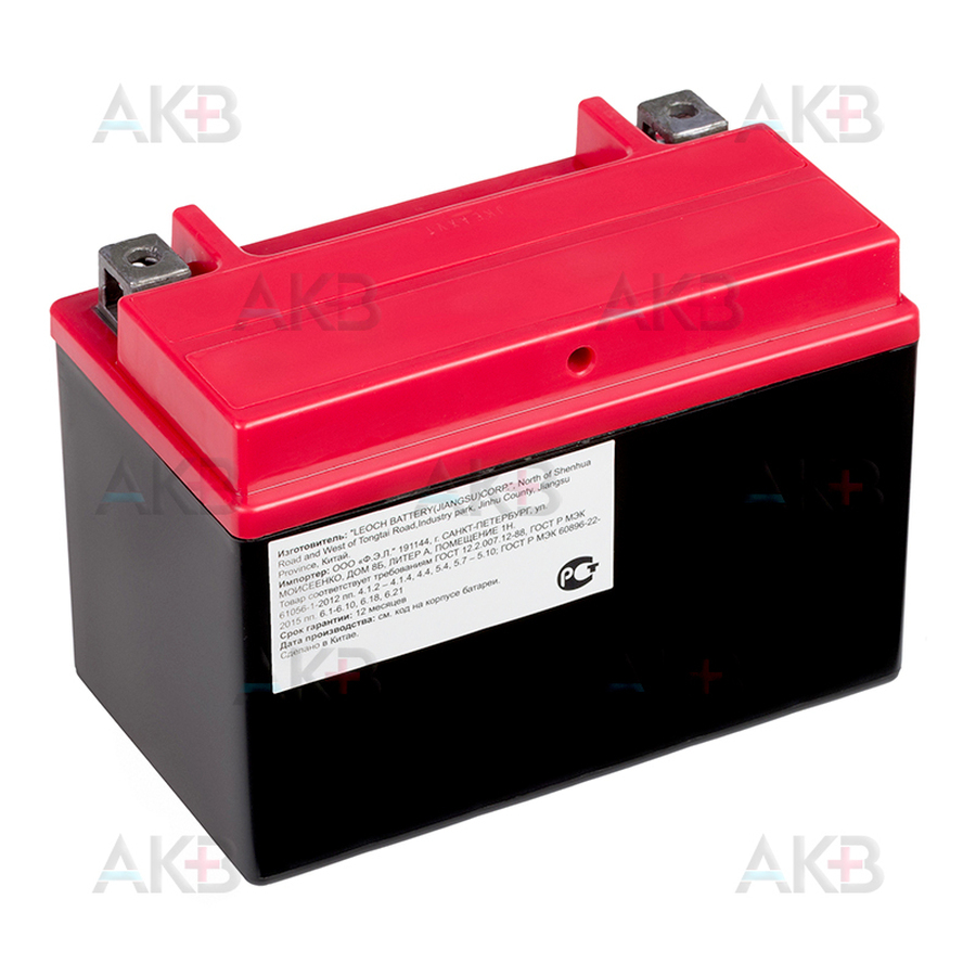 Мото аккумулятор WBR SMT12-9 AGM 9 Ач 120А прямая пол.(150x87x105) YTX9-BS, YTX9
