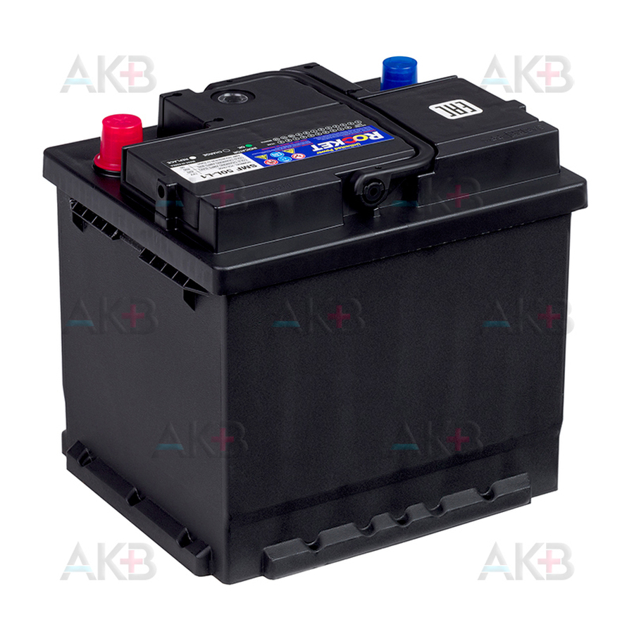 Автомобильный аккумулятор Rocket 50Ah 440A обр. пол. (207x175x190) SMF 50L-L1