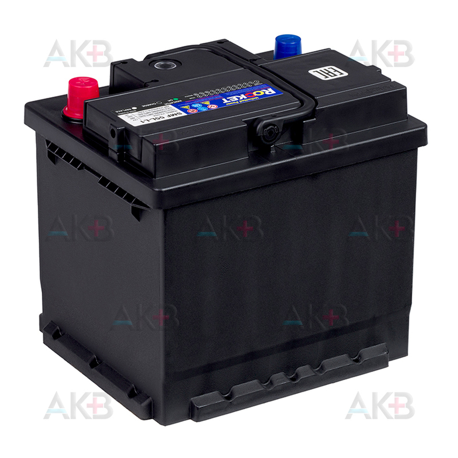 Автомобильный аккумулятор Rocket 55Ah 480A обр. пол. (207x175x190) SMF 55L-L1