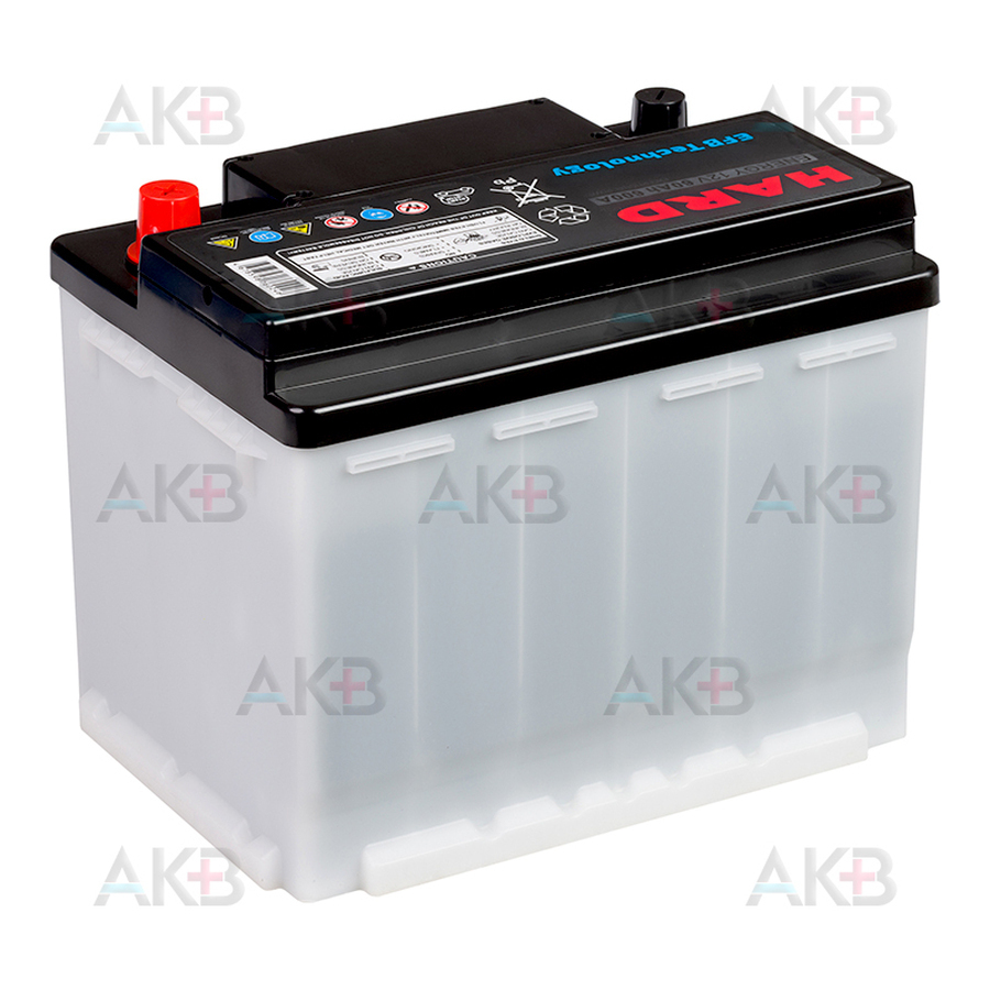 Автомобильный аккумулятор HARD EFB 60 Ah 600A (242x175x190) Start Stop L2