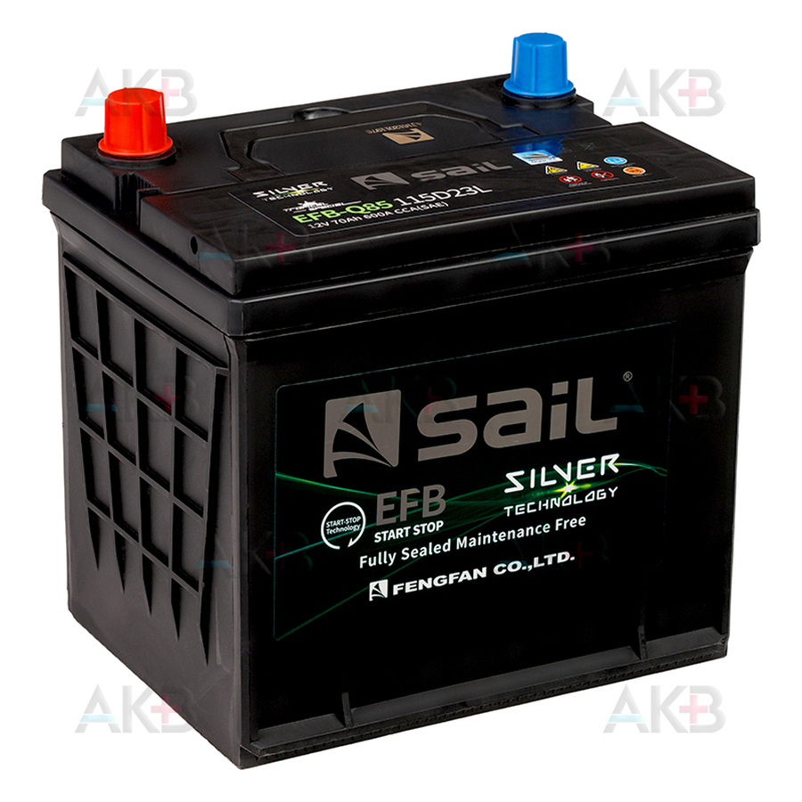 Автомобильный аккумулятор SAIL EFB Q85 70 Ач 600А обр. пол. (230x173x225) Start Stop