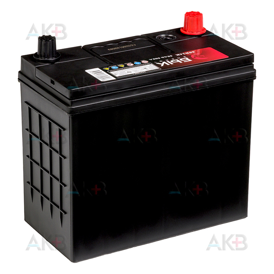 Автомобильный аккумулятор БЫК Energy 65B24R 50Ah 500A прям. пол. (236x129x225) станд. клеммы