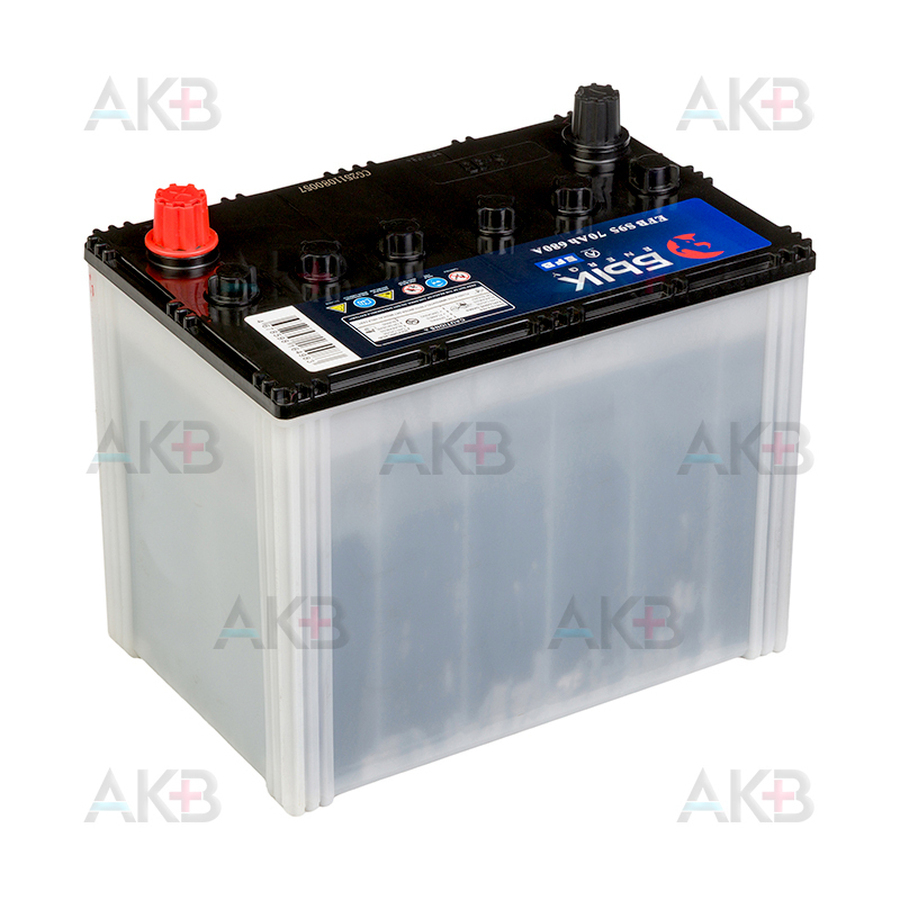 Автомобильный аккумулятор БЫК Energy EFB S95 70 Ah 680A (260x170x225) обратная полярность
