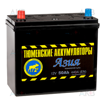 Tyumen Battery Asia 50 Ач прям. пол. 410A (238x129x227)
