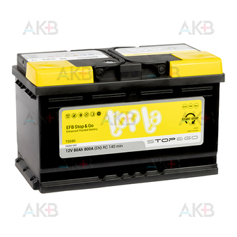 Topla EFB Stop-n-Go 80R (760A 315x175x190) 112080 58088