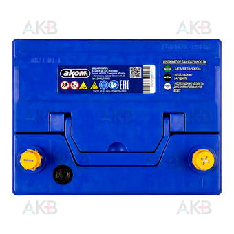 Автомобильный аккумулятор Аком Asia 65Е 12V 65Ач 570A обр. пол. (232x173x225) 65D23L. Фото 1