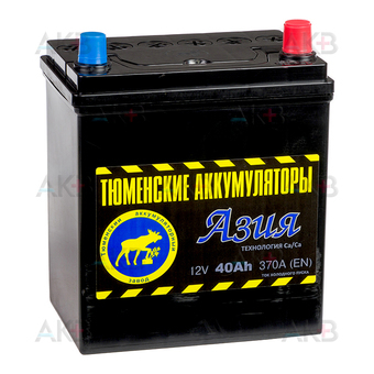 Tyumen Battery Asia 40 Ач обр. пол. 370A (187x127x227)