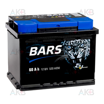 BARS 6СТ-62 АПЗ о.п. 62Ач 550A (242x175x190)