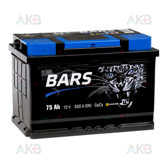 BARS 6СТ-75 АПЗ о.п. 75Ач 650A (278x175x190)