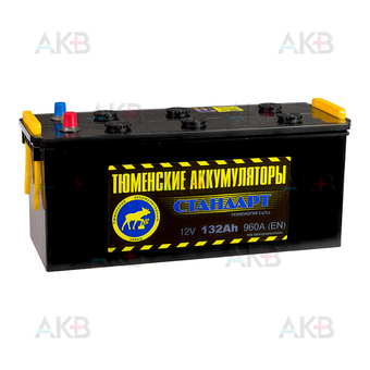 Tyumen Battery Standard 132 Ач прям. пол. 960A (513х189х230)