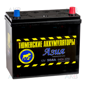 Tyumen Battery Asia 50 Ач обр. пол. 440A (238x129x227)