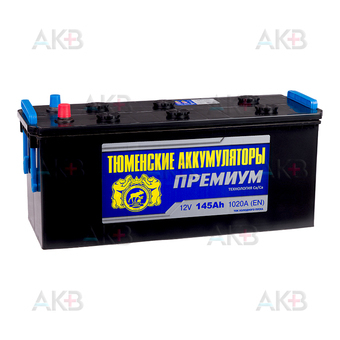 Tyumen Battery Premium 145 Ач прям. пол. 1020A (513x190x230)