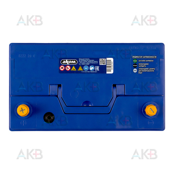 Автомобильный аккумулятор Аком Asia+EFB 90 12V 90Ач 850A прям пол. (306х173х225). Фото 1