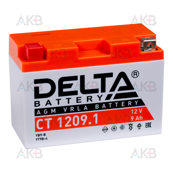 Delta CT 1209.1, 12V 9Ah, 115А (150x70x105) YT9B-BS