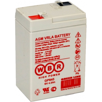 WBR GP 645 6V 4.5 Ah (70x48x102)