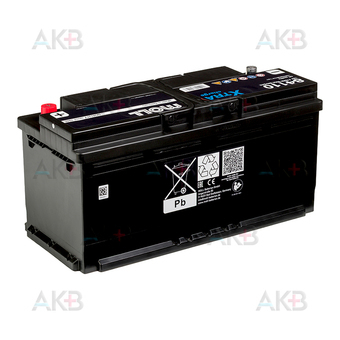 Автомобильный аккумулятор Moll X-TRA charge 110 Ач 900A обр. пол. (393х175х190) 84110. Фото 2