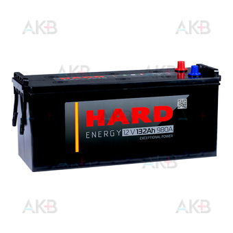 HARD 132 Ач 980A п.п. (513х189х230) Calcium Plus