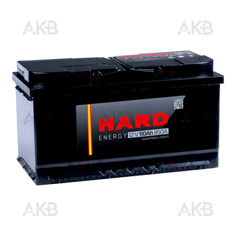 HARD 110 Ач 900A о.п. (353x175x190) ca/ca silver