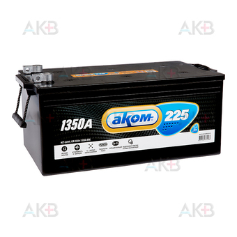 Аком 225E  12V 225Ач обр. пол. 1350А (513x274x242)