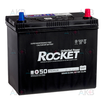 Rocket 65B24L 50Ah 480A (238x129x225) обр. пол.